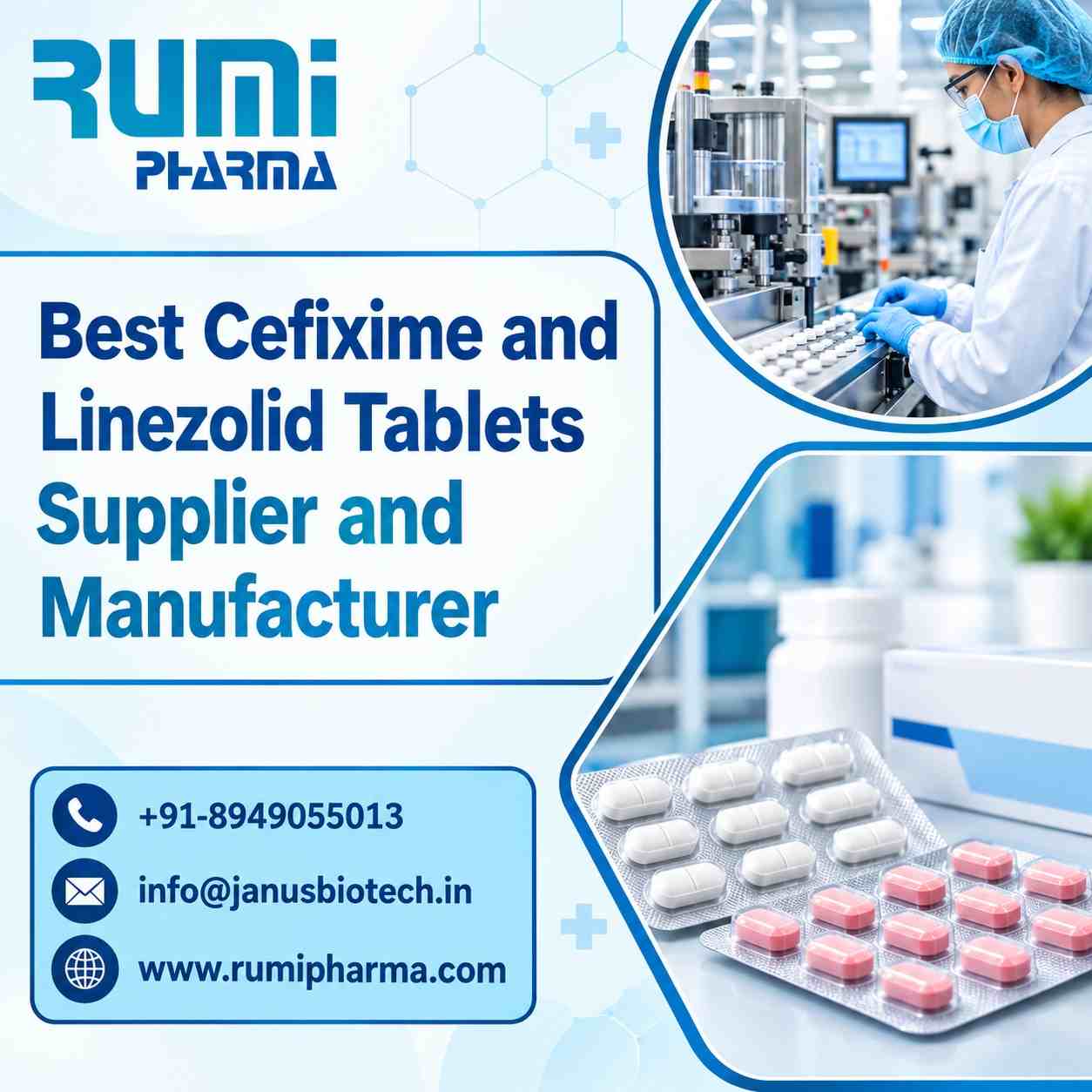 Cefixime and Linezolid Tablets Supplier and Manufacturer